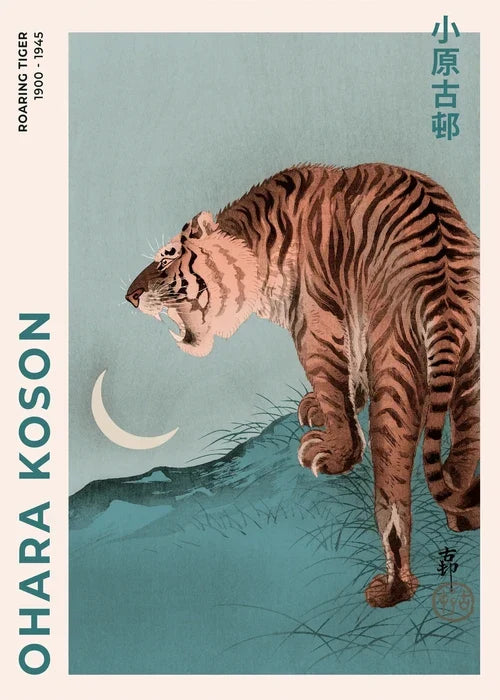 DecorBites™ Japanese Hokusai Art Poster Print for Home Decor