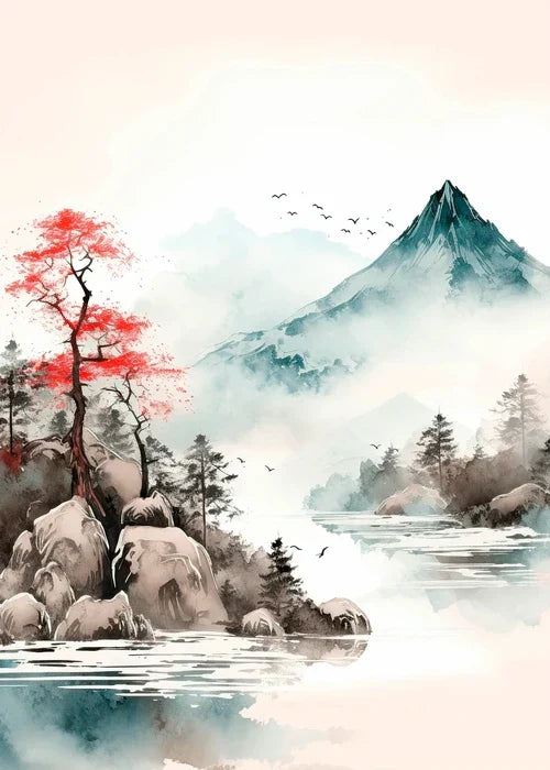 DecorBites™ Japanese Hokusai Art Poster Print for Home Decor