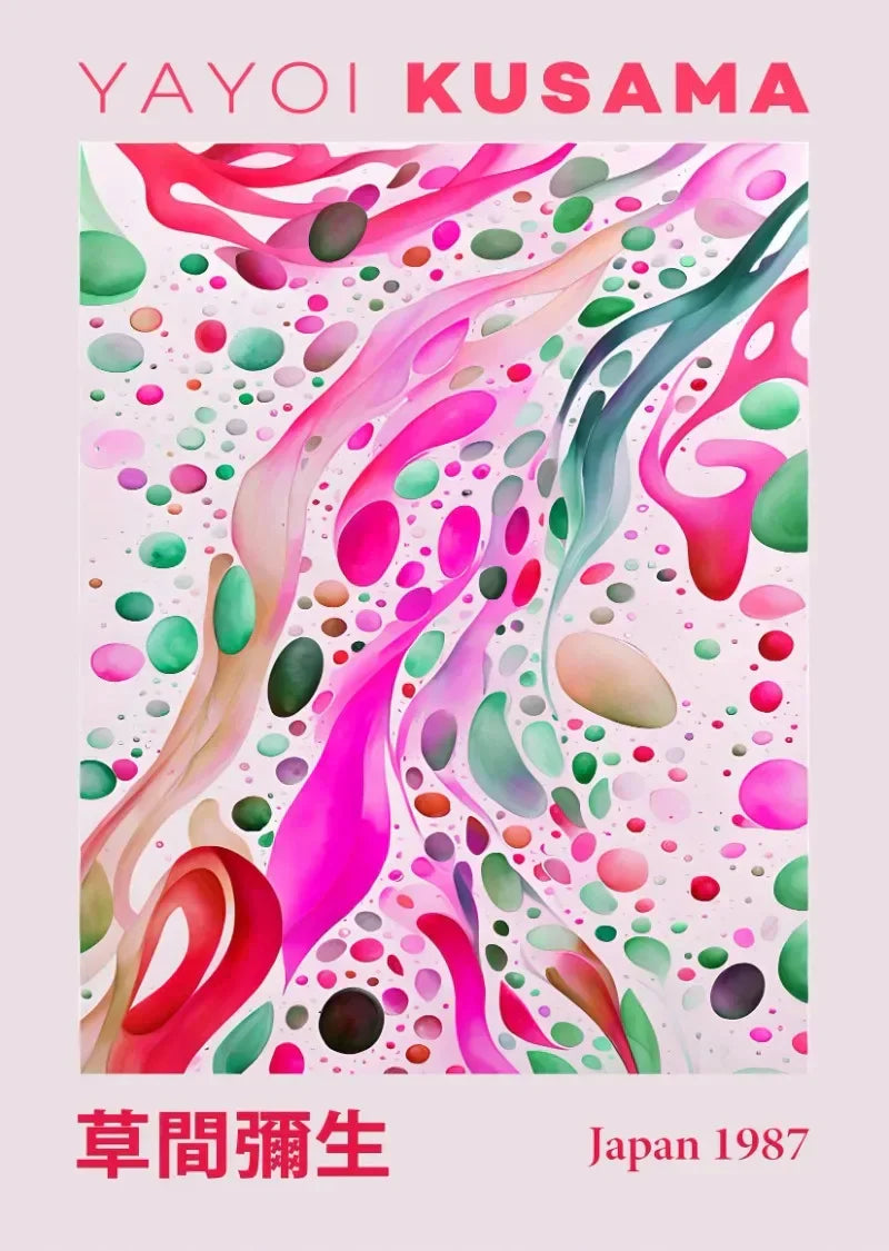 DecorBites™ Japanese Mountain Art Exhibition Canvas Wall Decor