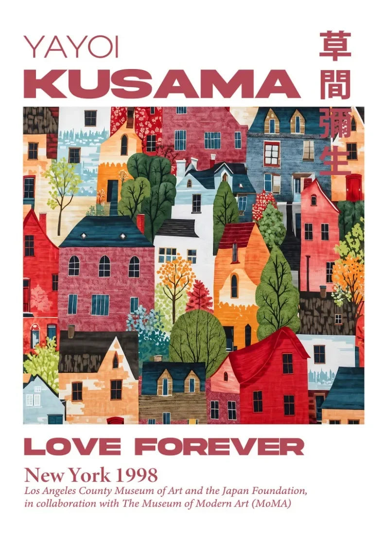 DecorBites™ Japanese Mountain Art Exhibition Canvas Wall Decor