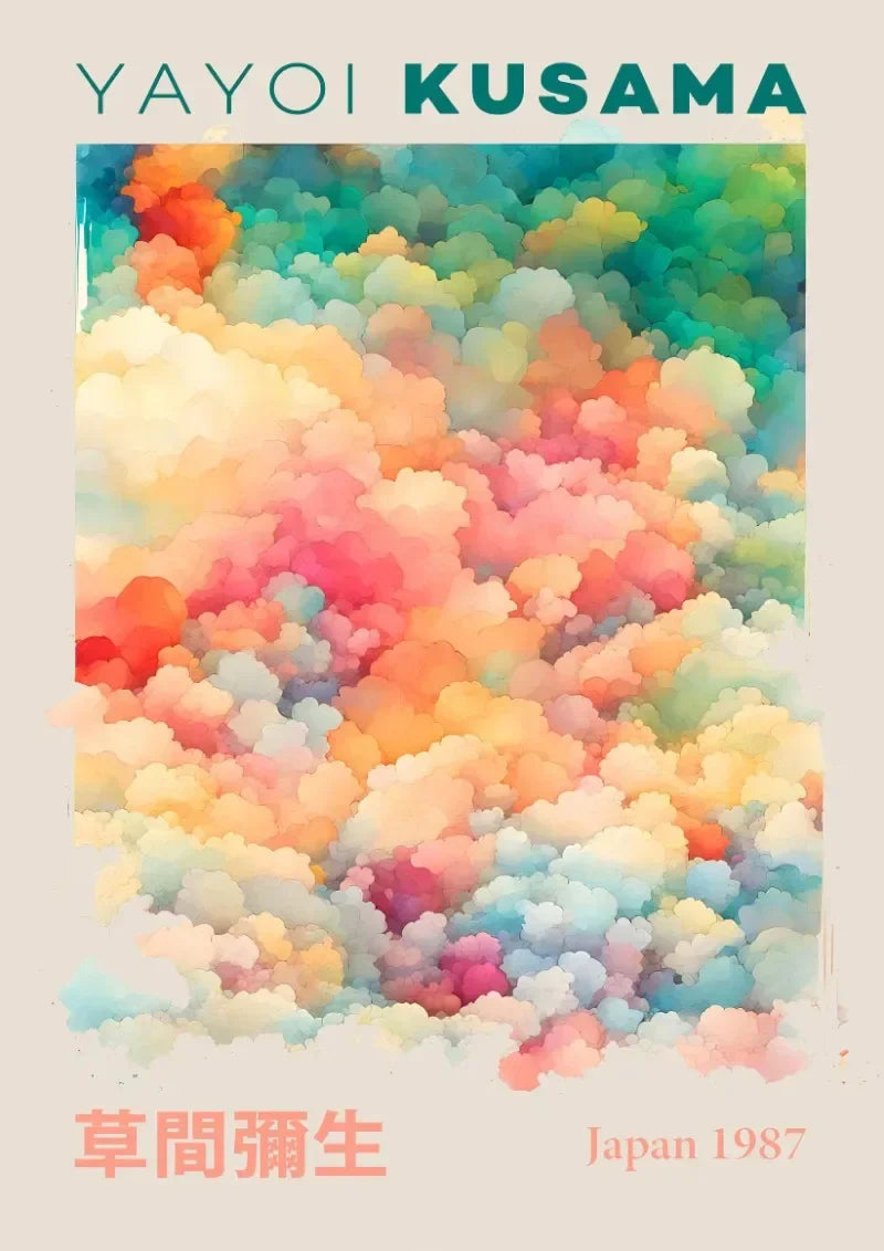 DecorBites™ Japanese Mountain Art Exhibition Canvas Wall Decor