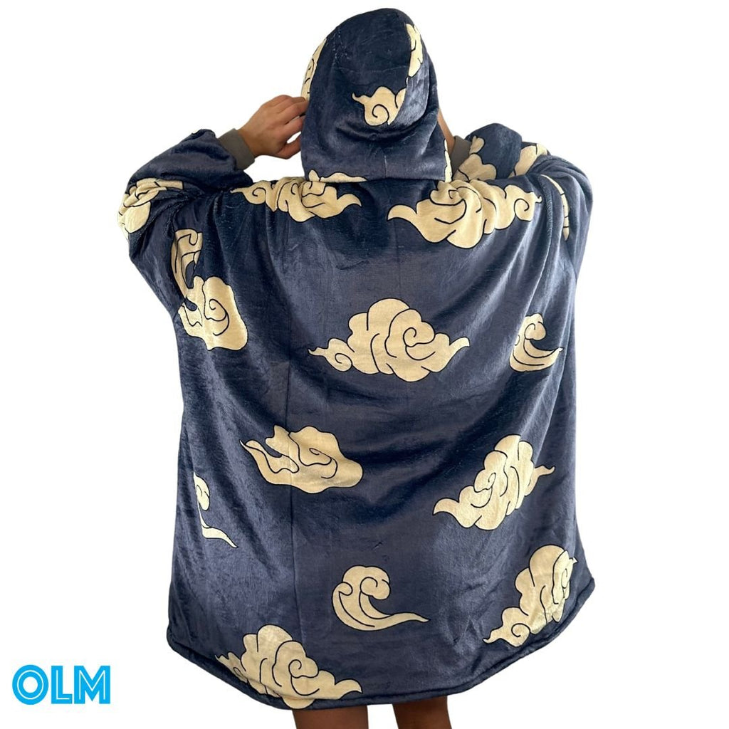 Kakashi Hatake Wearable Blanket Hoodie for Kids & Adults
