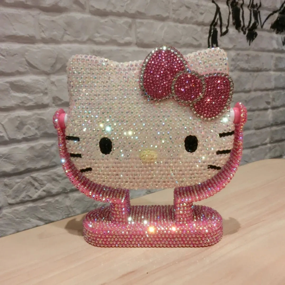 Hello Kitty Rhinestone Bling Makeup Mirror