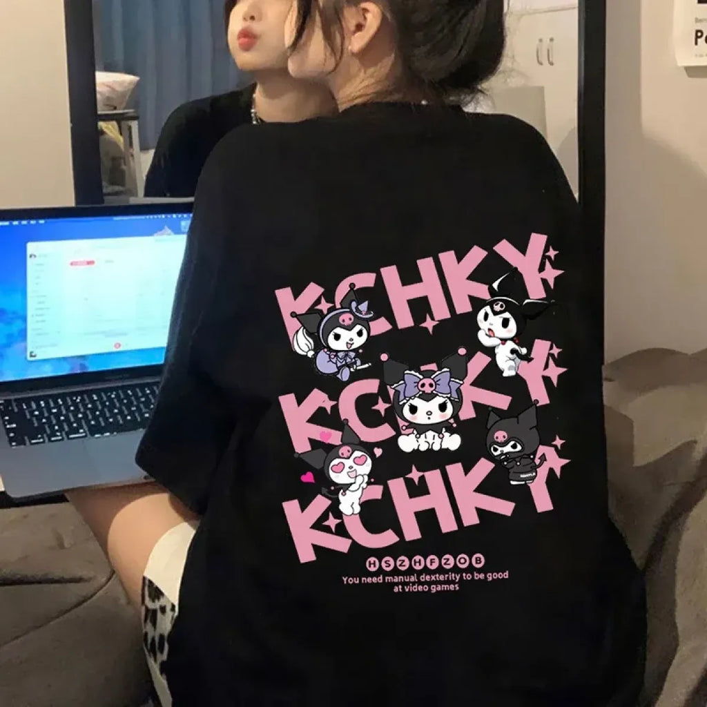 Harajuku Kuromi Cartoon T-Shirt