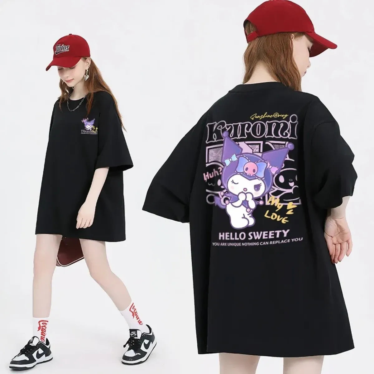 Harajuku Kuromi Graphic T-Shirt