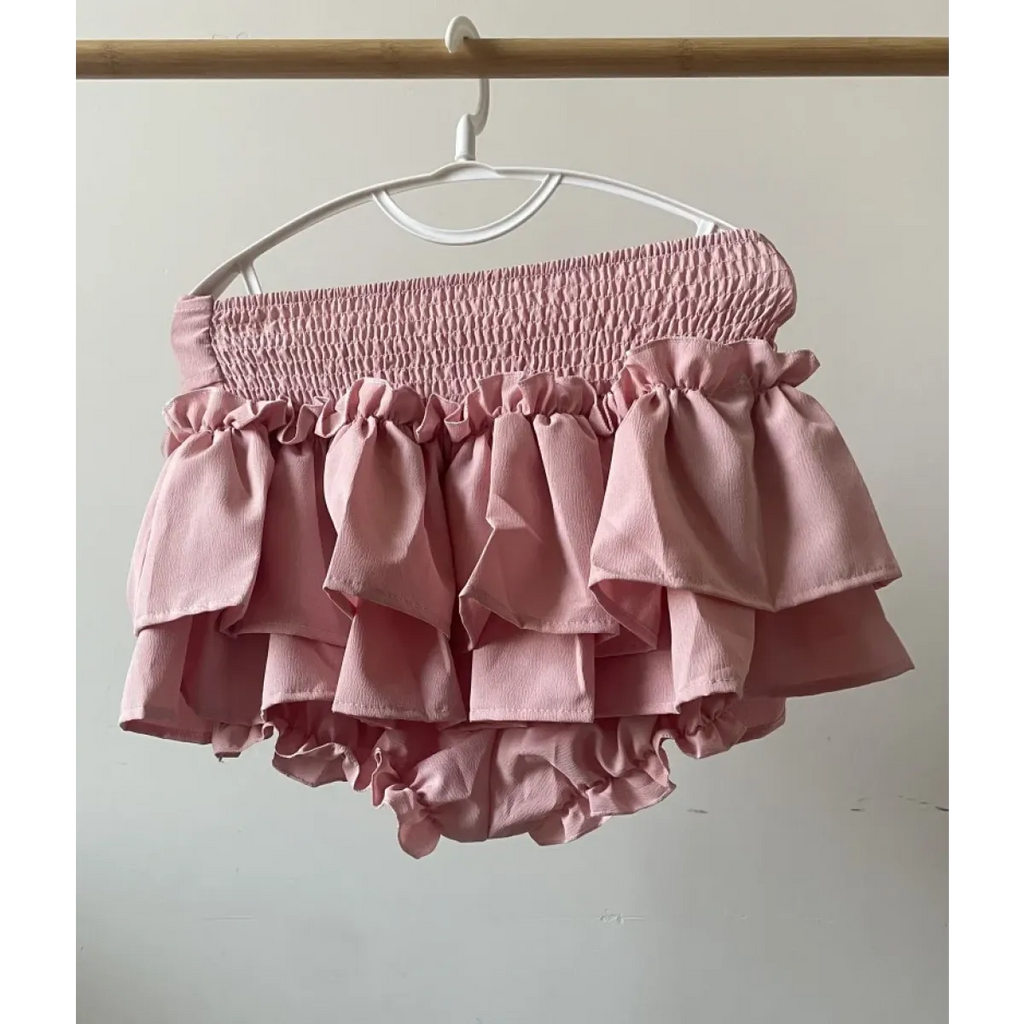 Fairy Kei Ruffle Mini Skirt