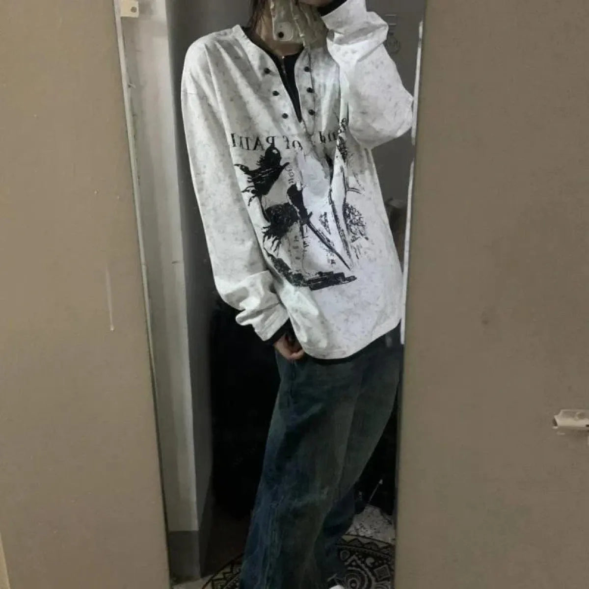 Oversized Gothic T-Shirt