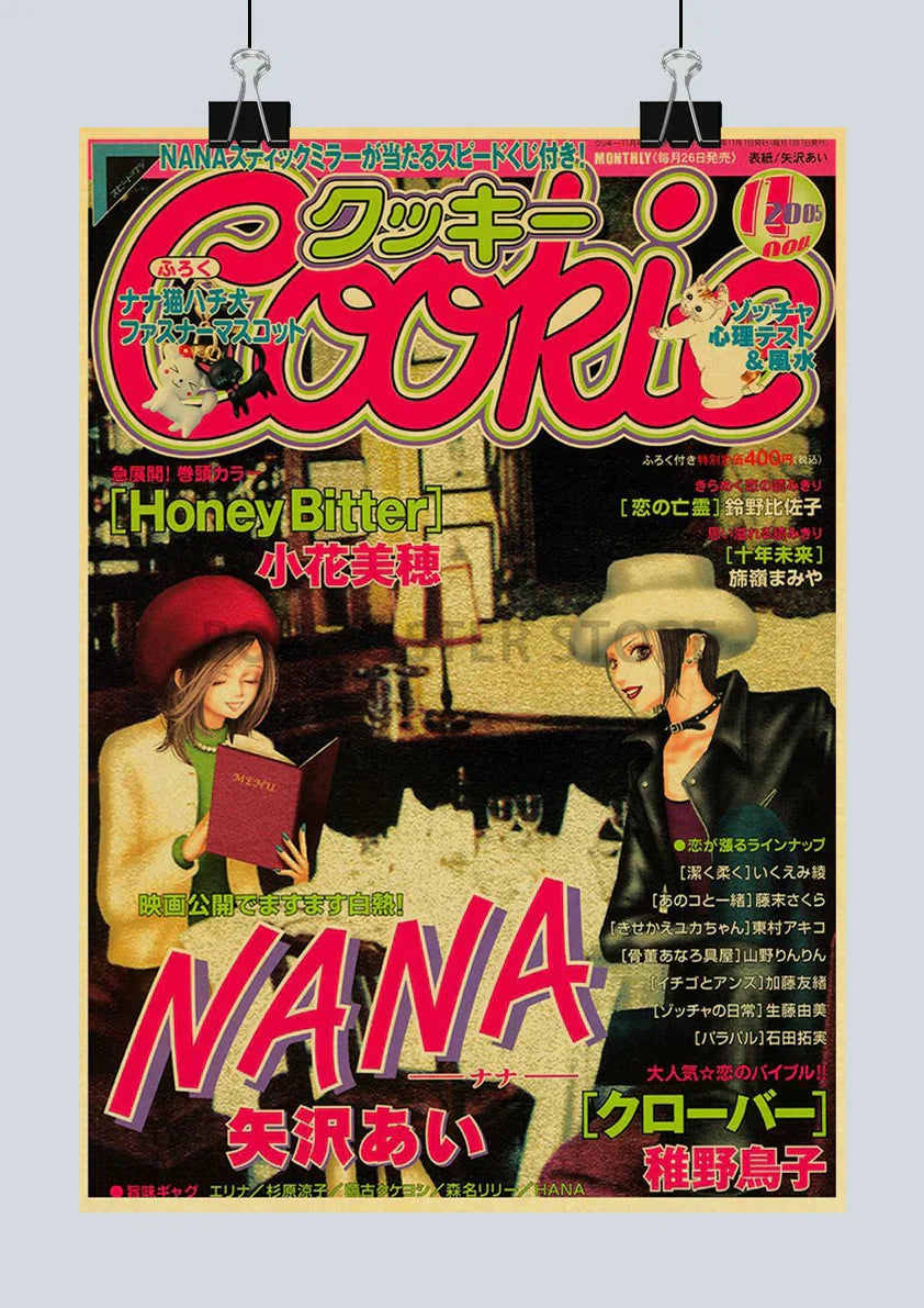 DecorBites™ Retro Japan Anime NANA Poster - 2021 Design
