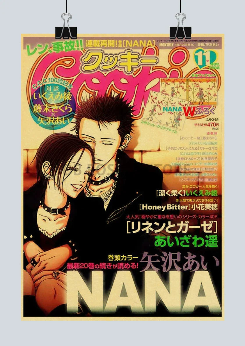 DecorBites™ Retro Japan Anime NANA Poster - 2021 Design