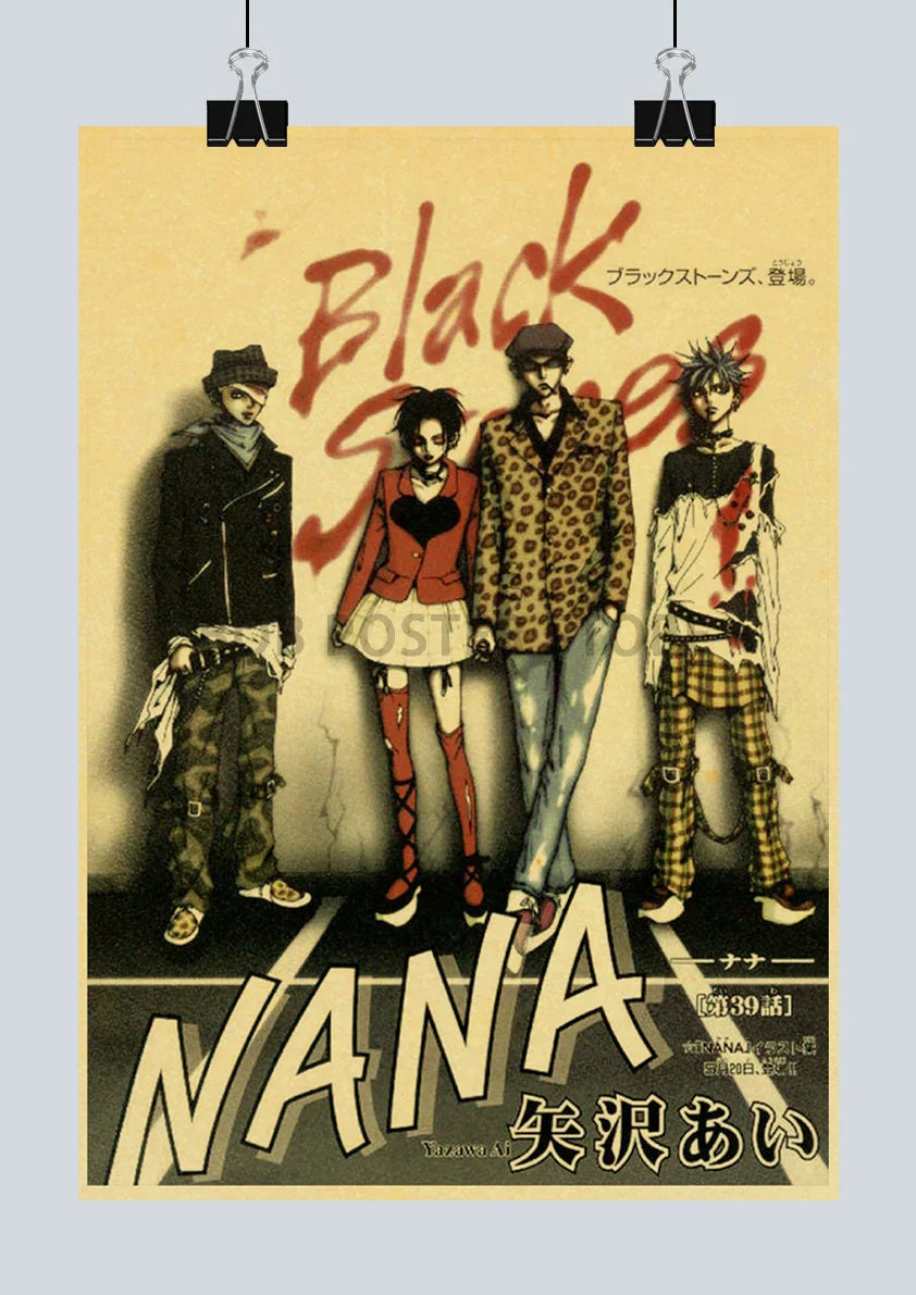 DecorBites™ Retro Japan Anime NANA Poster - 2021 Design