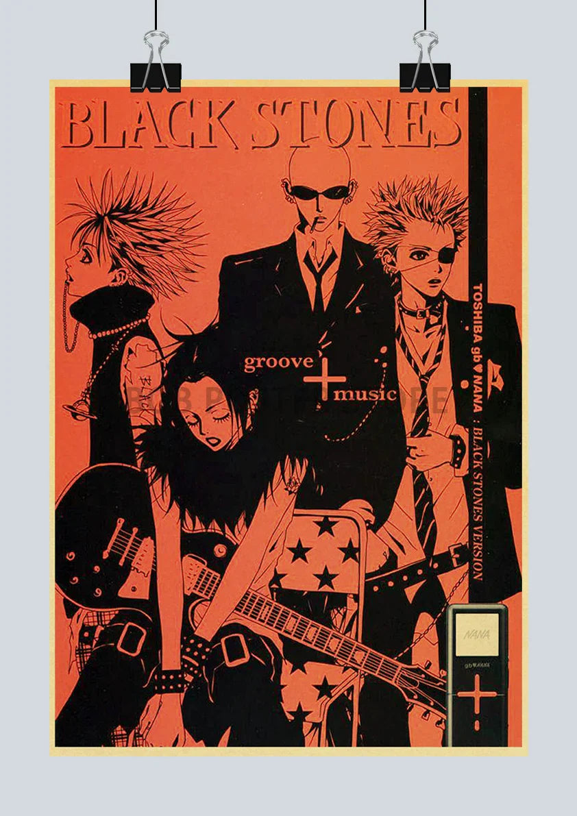 DecorBites™ Retro Japan Anime NANA Poster - 2021 Design