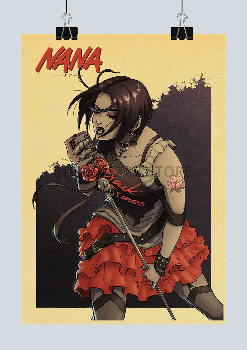 DecorBites™ Retro Japan Anime NANA Poster - 2021 Design