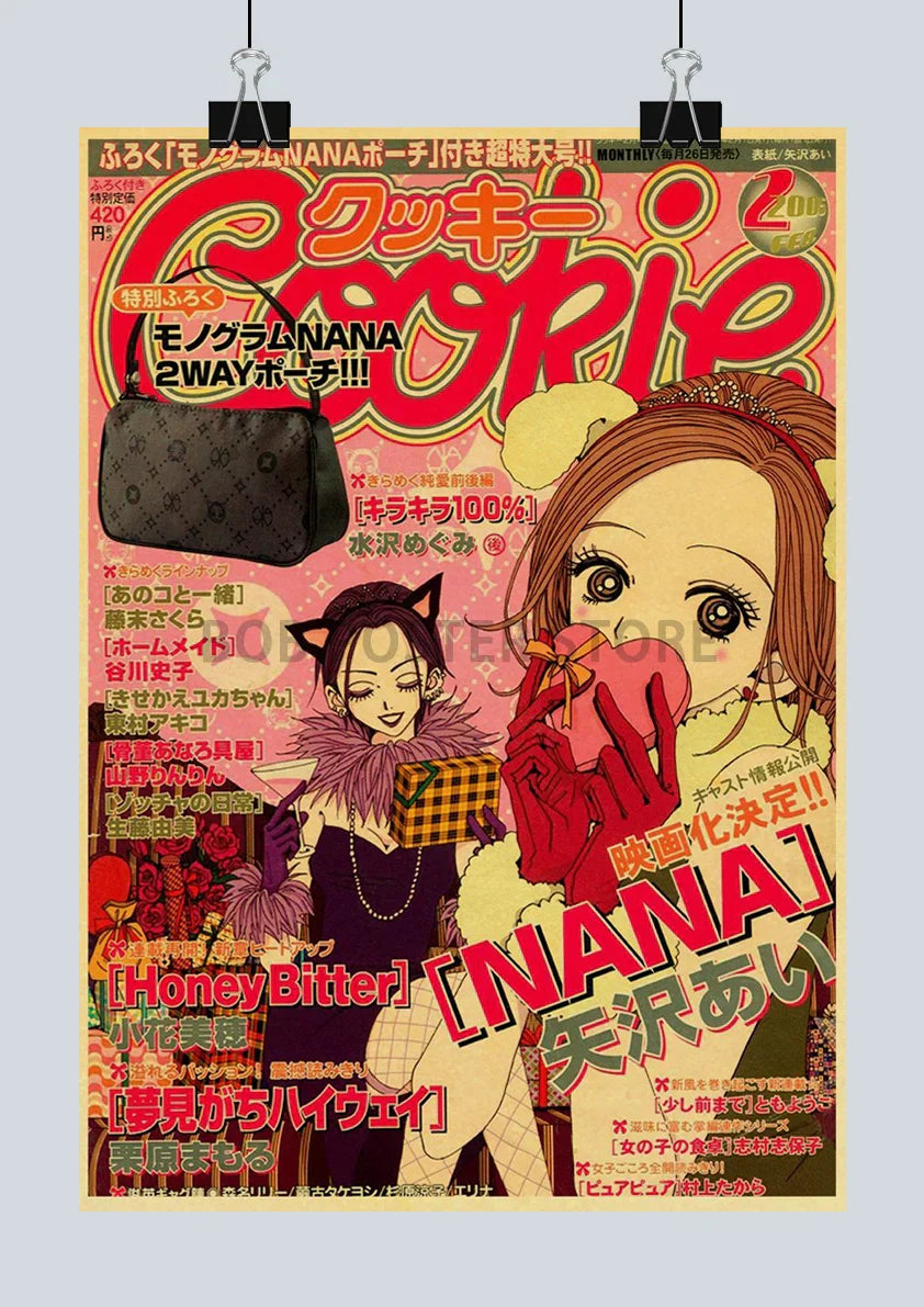 DecorBites™ Retro Japan Anime NANA Poster - 2021 Design