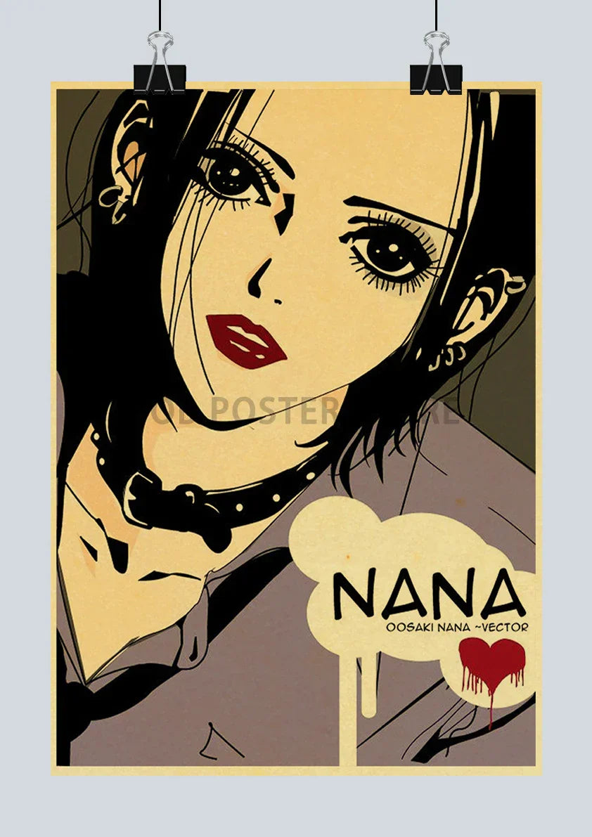DecorBites™ Retro Japan Anime NANA Poster - 2021 Design
