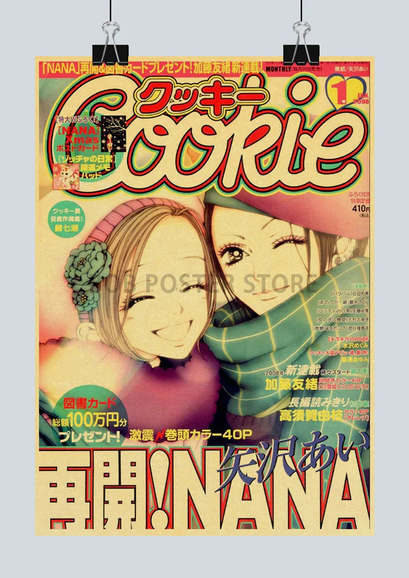 DecorBites™ Retro Japan Anime NANA Poster - 2021 Design