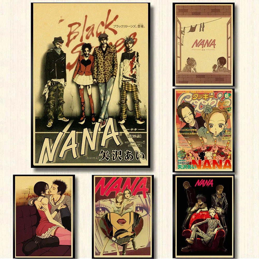 DecorBites™ Retro Japan Anime NANA Poster - 2021 Design