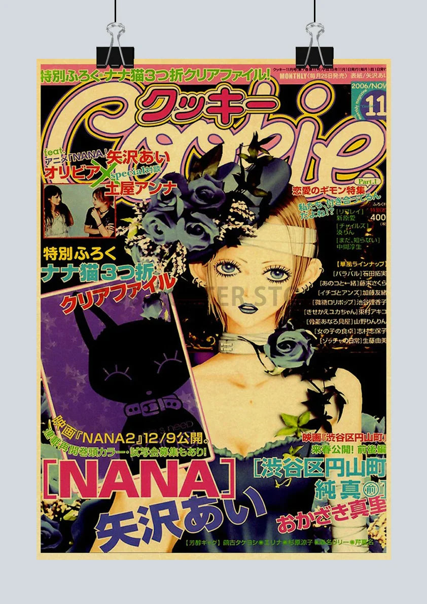 DecorBites™ Retro Japan Anime NANA Poster - 2021 Design