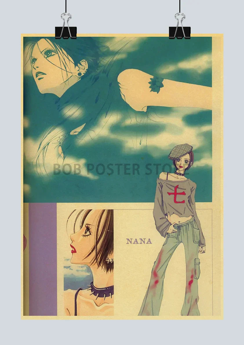 DecorBites™ Retro Japan Anime NANA Poster - 2021 Design