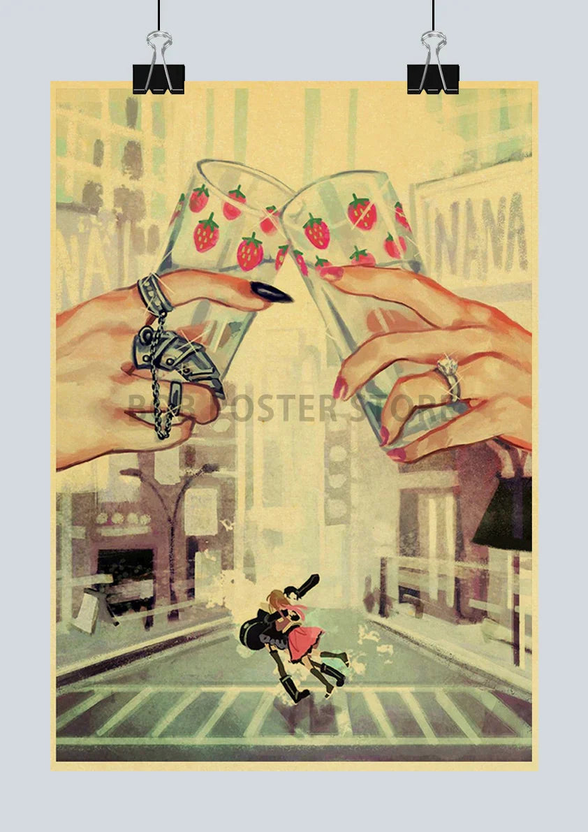 DecorBites™ Retro Japan Anime NANA Poster - 2021 Design