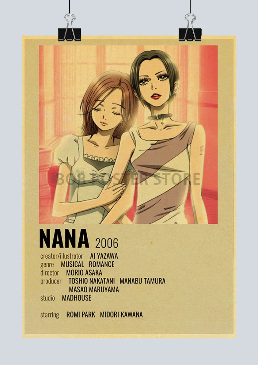 DecorBites™ Retro Japan Anime NANA Poster - 2021 Design
