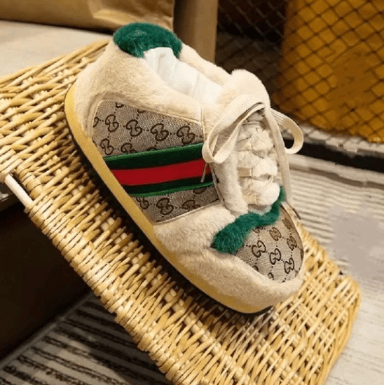 Sneaker Slippers  gucci inspired  unisex for adults&kids