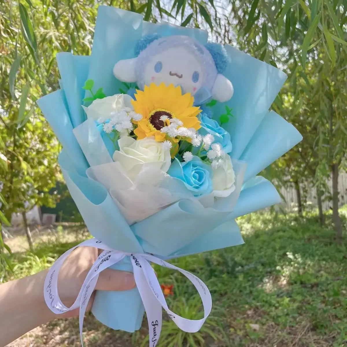 Hello Kitty Plush & Flower Bouquet – Valentine Gift