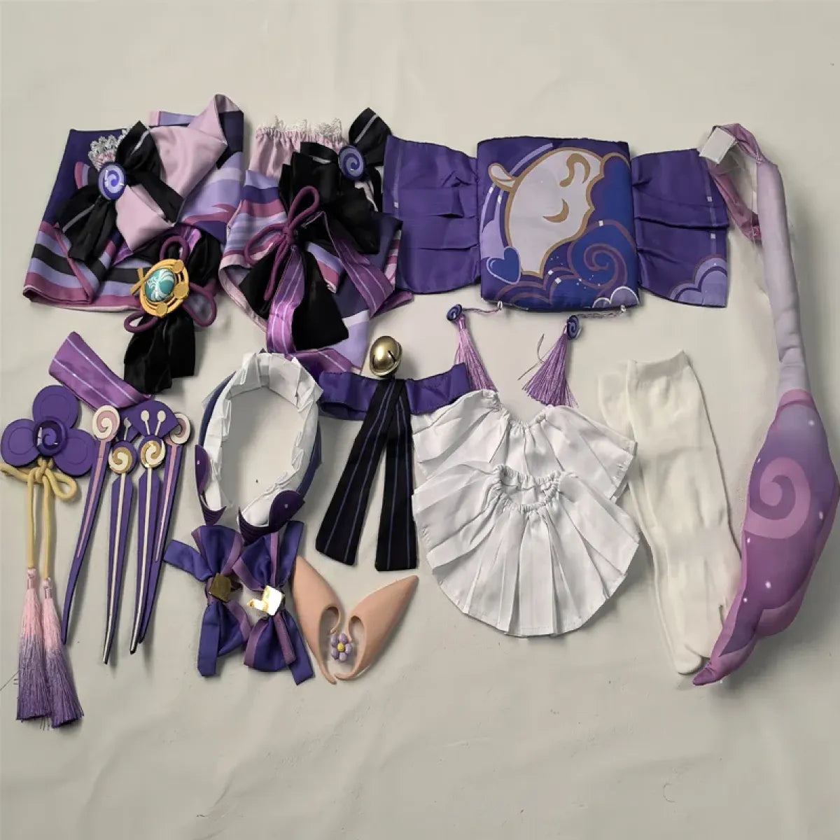 Genshin Yumemizuki Cosplay Kimono – Kawaii Fantasy Dress Set